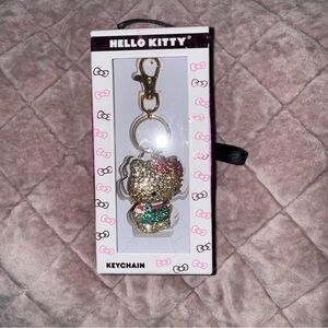 Hello Kitty Gold Phone Charm Sparkly Accessory
